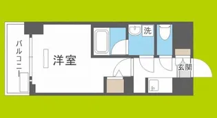 リーガル京町堀II【9階】の間取り