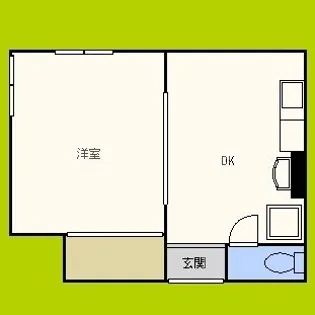 明和マンション【2階】の間取り
