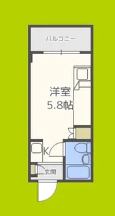RUGGER PALACE寺田町【9階】の間取り