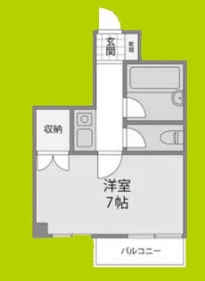 ジョイフル林寺【3階】の間取り
