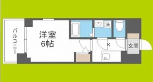 エスリードレジデンス大阪本町【4階】の間取り