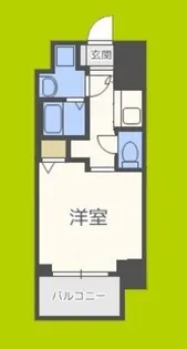 レオンコンフォート上本町【14階】の間取り