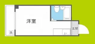 シティハイツ桃谷【7階】の間取り