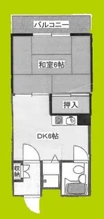 アミ与力【6階】の間取り