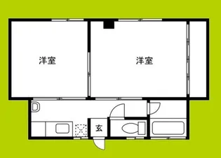 歌島ハイツ【2階】の間取り