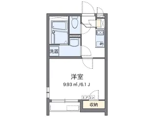 クレイノOakcourt長橋II【1階】の間取り