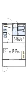 レオパレスWIN【1階】の間取り
