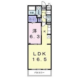 Banksia(バンクシア)【3階】の間取り