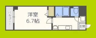 フローライト新大阪【5階】の間取り