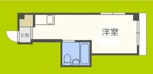 グリシーヌ弁天町【3階】の間取り