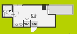 ビアリッツ中村【2階】の間取り