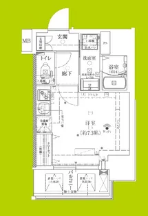 ファーストフィオーレ塚本ウェルビング【2階】の間取り