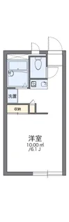 レオパレス住道【2階】の間取り