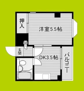 ハイツムラタ今川【4階】の間取り
