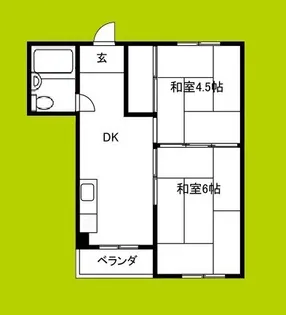 プレジール中野【2階】の間取り