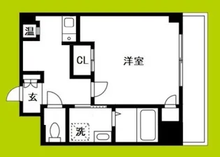 インペリアル靭本町【4階】の間取り