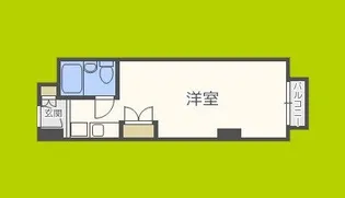 ノイメゾン堀江【4階】の間取り