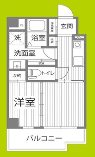SHARIO GARDEN 新梅田【8階】の間取り