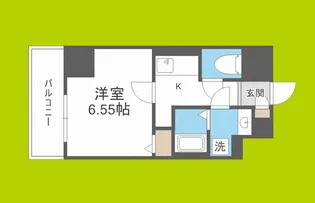 ArtizA西長堀【4階】の間取り