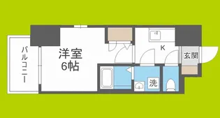 エスリードレジデンス本町パークフロント【15階】の間取り