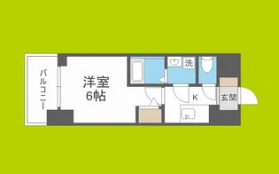 エスリードレジデンス大阪本町【15階】の間取り