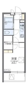 レオパレスひまわり荘【3階】の間取り