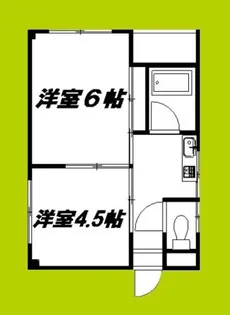 グランビルド北津守【2階】の間取り