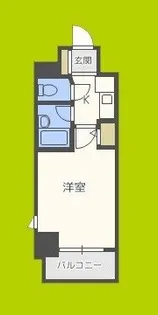 エスリード梅田新道第2【10階】の間取り