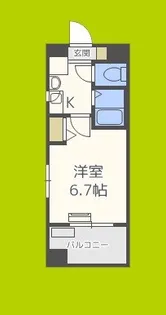 エステムコート大阪城北天満の杜【3階】の間取り
