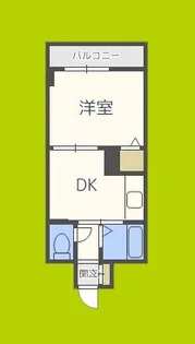第2東三国グランドハイツ北【5階】の間取り