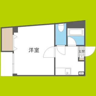 グルパ住吉大社【3階】の間取り