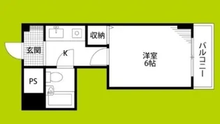 ハイム淡路【3階】の間取り