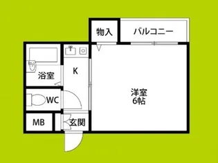 グローリーI【4階】の間取り