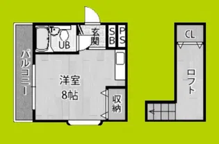 ドミールカモ【3階】の間取り