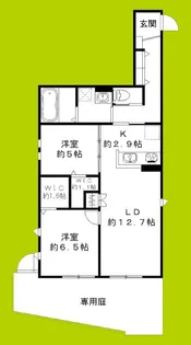 ユアメゾン プリーモ【1階】の間取り