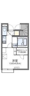 レオネクストソレイユ【1階】の間取り