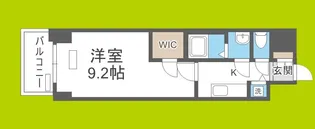 プレサンス江戸堀【7階】の間取り