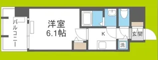 プレサンス京町堀ノース【3階】の間取り