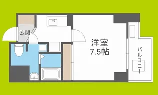 ORYZA肥後橋【5階】の間取り