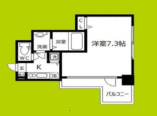 プランドール大手前レジデンス【4階】の間取り