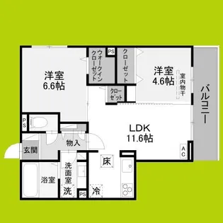 S★S CASA【1階】の間取り
