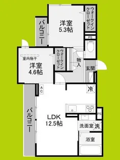 S★S CASA【1階】の間取り