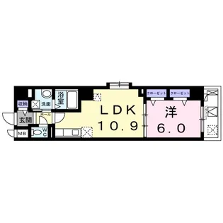 スピカコンフォート【4階】の間取り