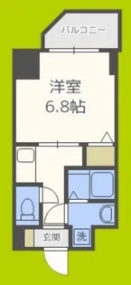 W-STYLE難波【8階】の間取り