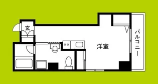 ヴィレッジリバー阿倍野【6階】の間取り
