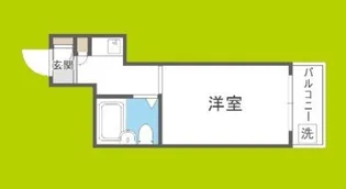 アップル天王寺【4階】の間取り