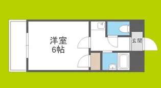 コレクション西田辺【4階】の間取り