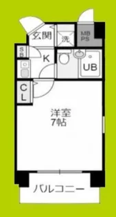 シロハイヌ弁天町【5階】の間取り