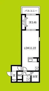 F+style一津屋1号館【1階】の間取り