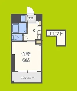 エステムコート梅田東アクアパレス【5階】の間取り
